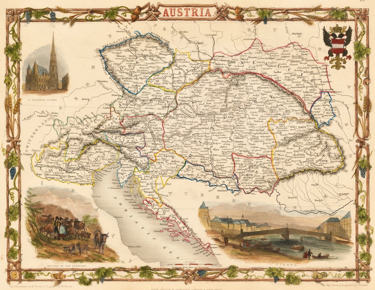 ВИНТАЖНЫЙ ПЛАКАТ с картой Barcino (c.1720) Классические холщовые картины винтажные