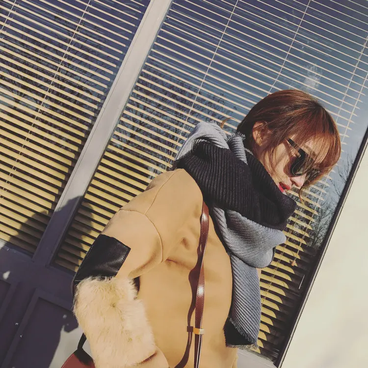 Корея Новый 2018 дизайнер сплошной цвет двухсторонняя плиссированные женские