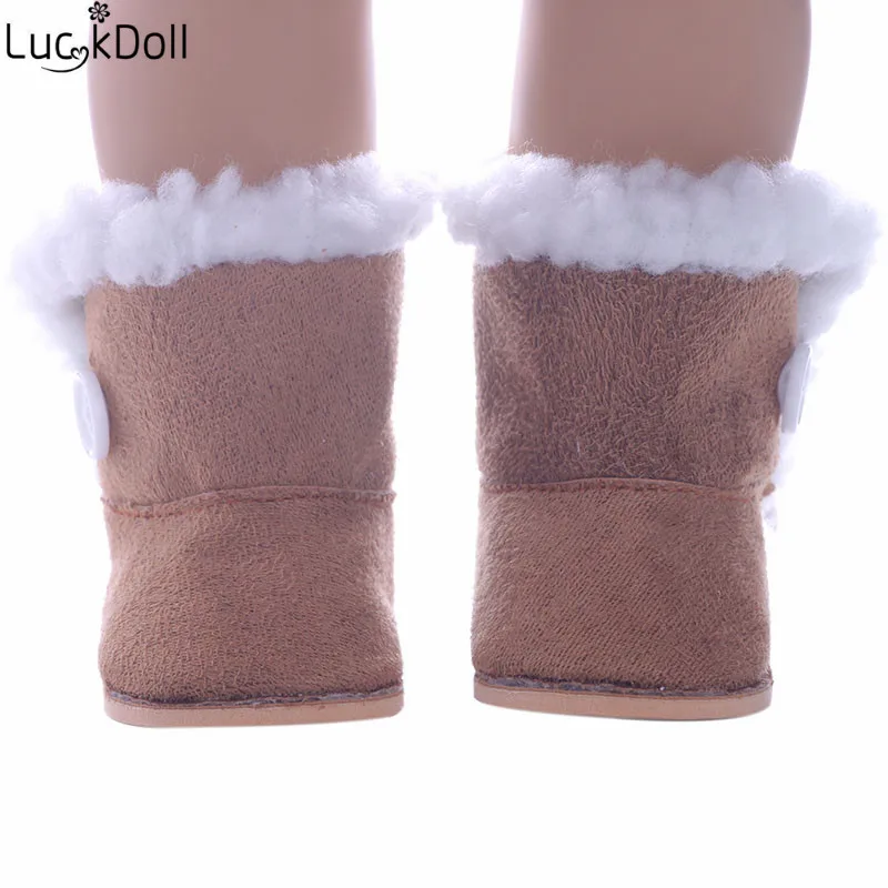 Luckdoll Рождественская Кукла трикотаж+ трусики+ обувь подходит 18 дюймов американские кукольные аксессуары лучший подарок