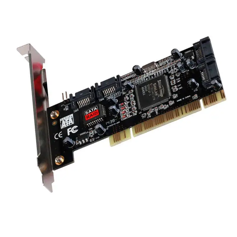 Карта расширения PCI 4 порта SATA добавить на карту с чипсетом Sil 3114 совместимый