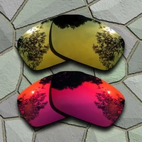 yellow goldenviolet red sunglasses polarized replacement lenses for oakley fuel cell