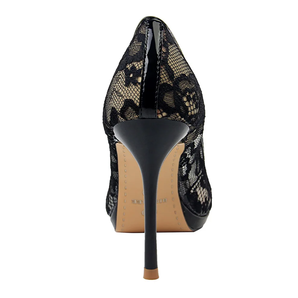 Женские туфли-лодочки на платформе с открытым носком высоком каблуке цветочным