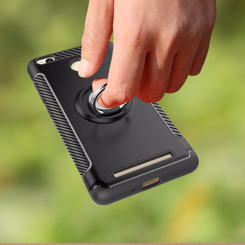 Чехол для Xiaomi Redmi 3S/Redmi Pro Гибридный Силиконовый прочный армированный чехол из