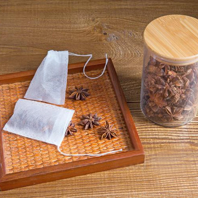 Одноразовые чайные пакетики 100 шт./лот ароматизированные нитки Запаянные из