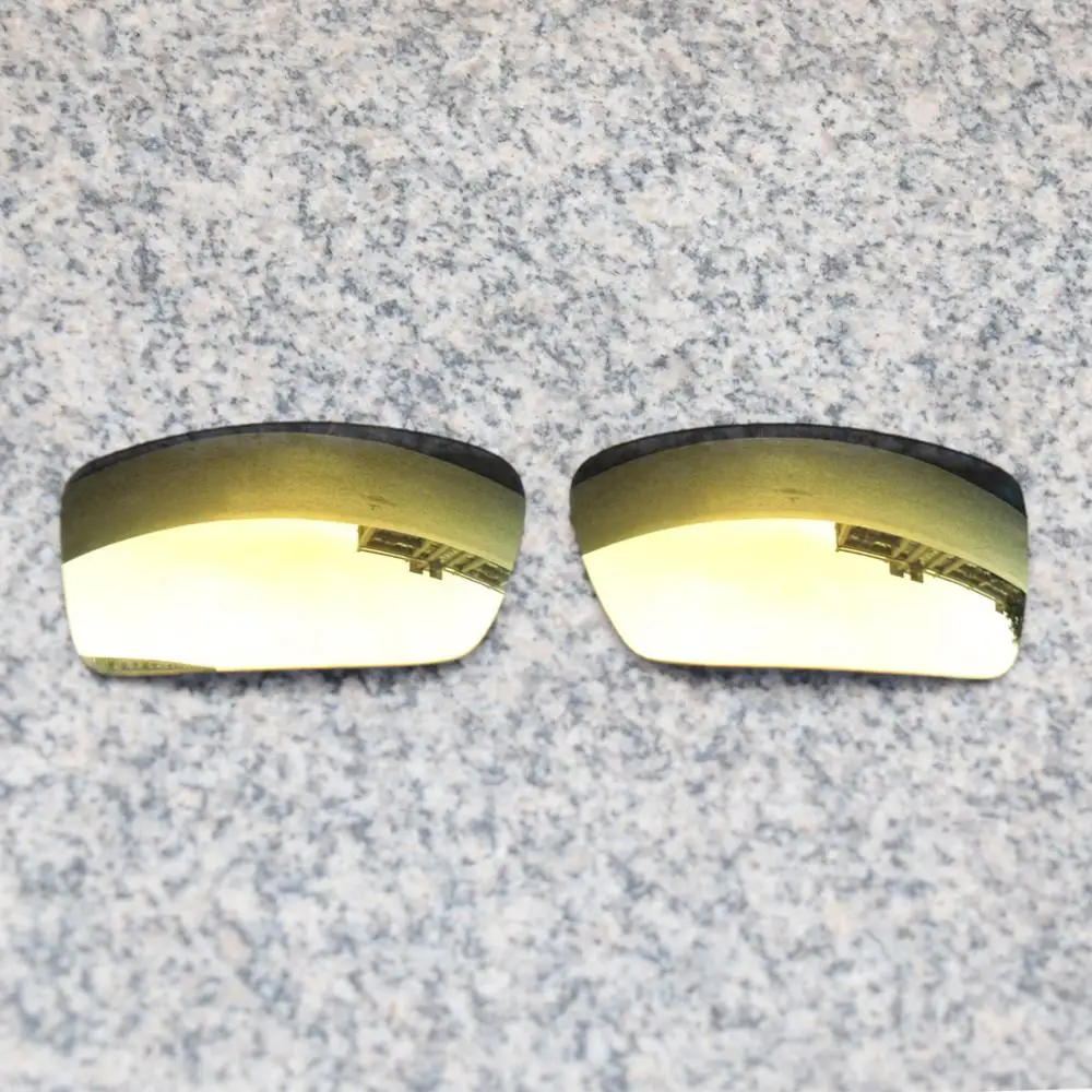 E.O.S Polarized Enhanced Replacement Lenses for Oakley Gascan Sunglasses - 24K Gold Polarized Mirror