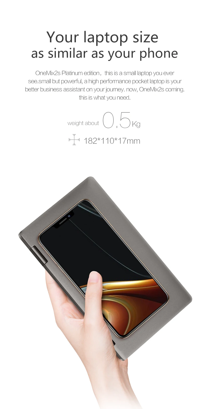 Новейший планшет one mix2s i7 8th " карманный компьютер Intel 8500Y процессор с распознаванием отпечатков пальцев Bluetooth ips 8G 512G