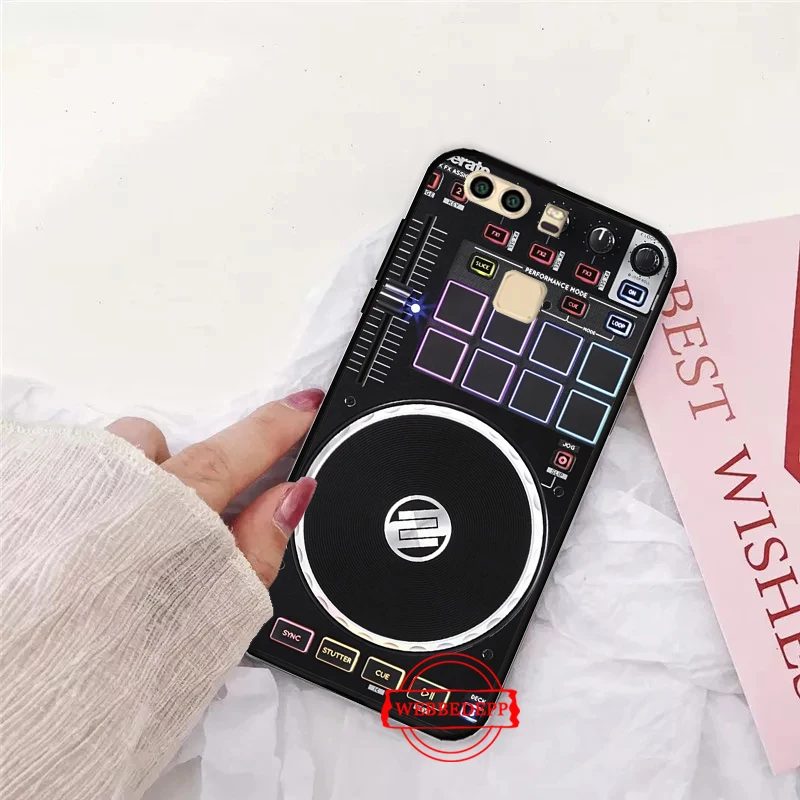 

dj music Silicone Case for Huawei P8 Lite 2015 2017 P9 2016 Mimi P10 P20 Pro P Smart 2019 P30