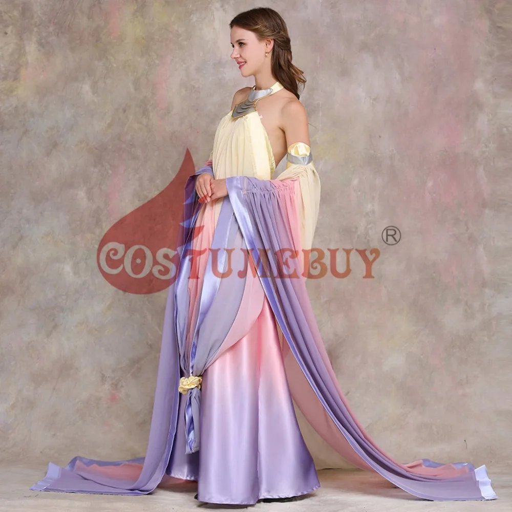 Costumebuy костюм Звездные войны Месть Ситхов Падме Амидала платье Лебединое озеро Звездные войны Падме костюм амидалы косплей на заказ