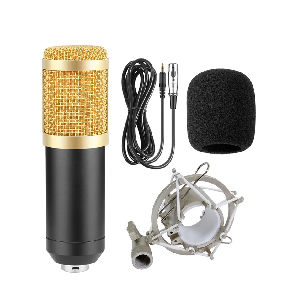 BM800 профессиональный микрофон конденсаторный для видеозаписи Студийный радио