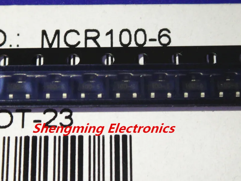 100 шт. MCR100 6 SOT 23 1A 400V smd транзистор|smd transistor|transistor 100pcstransistor 1a |