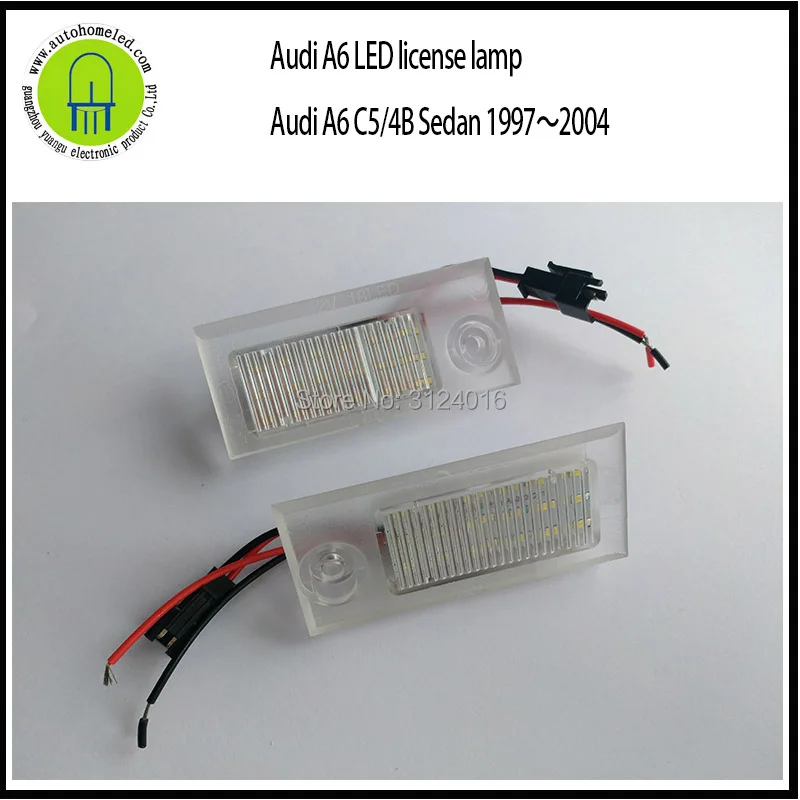 2 шт. x dahosun 3014SMD светильник номерного знака для Audi A6 C5 4B седан 1997 ~ 2004|lamp for|lamp lamplamp light