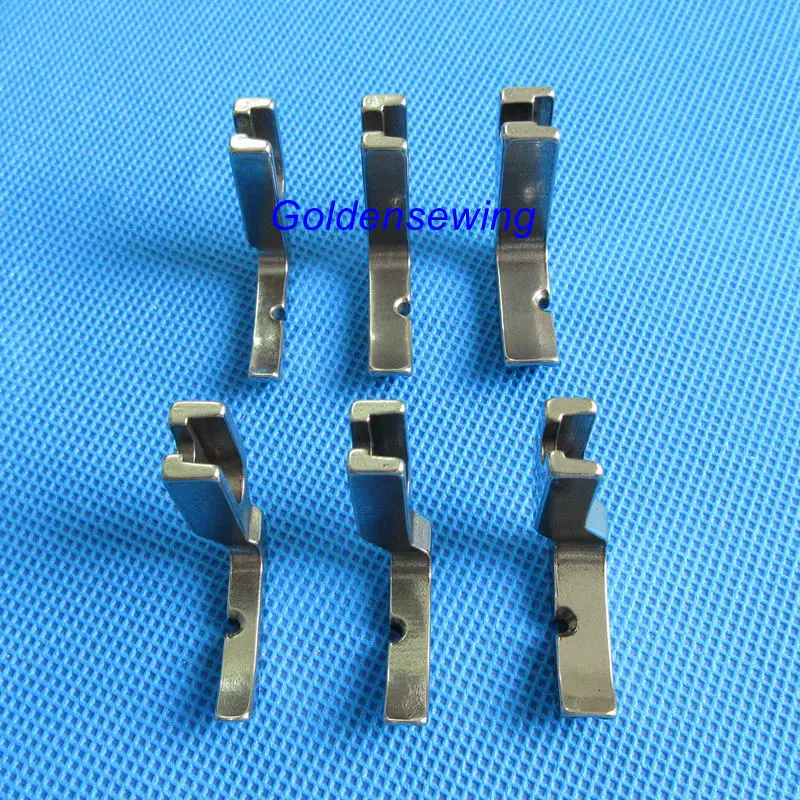 

6 Zipper PIPING CORDING FOOT for JUKI DDL-5550,DDL-8300,DDL-8500,DDL-5550-6 555 227