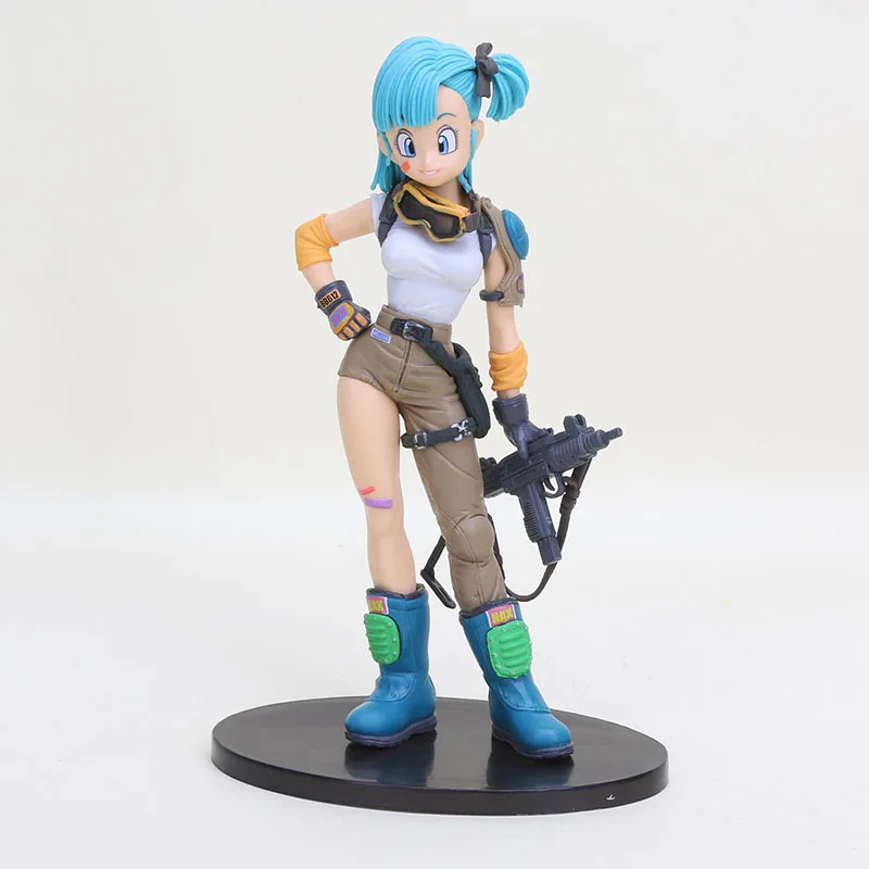 Dragonball bulma figura Dragon Ball Z скульптуры большой Bluma Супер saiyan gogeta broly vegeta ПВХ Фигурки Модель игрушки