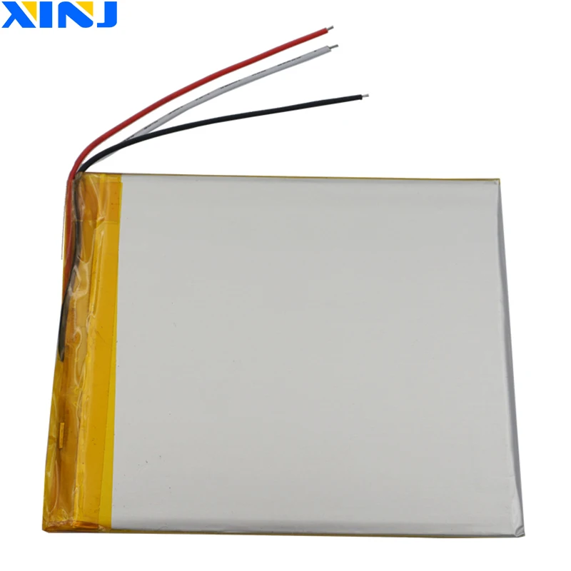 XINJ 3,7 V 5000 mAh 3 провода для термистора литий-полимерная батарея li po для электронной книги ipod планшет MID портативный DVD ноутбук ПК 4594105