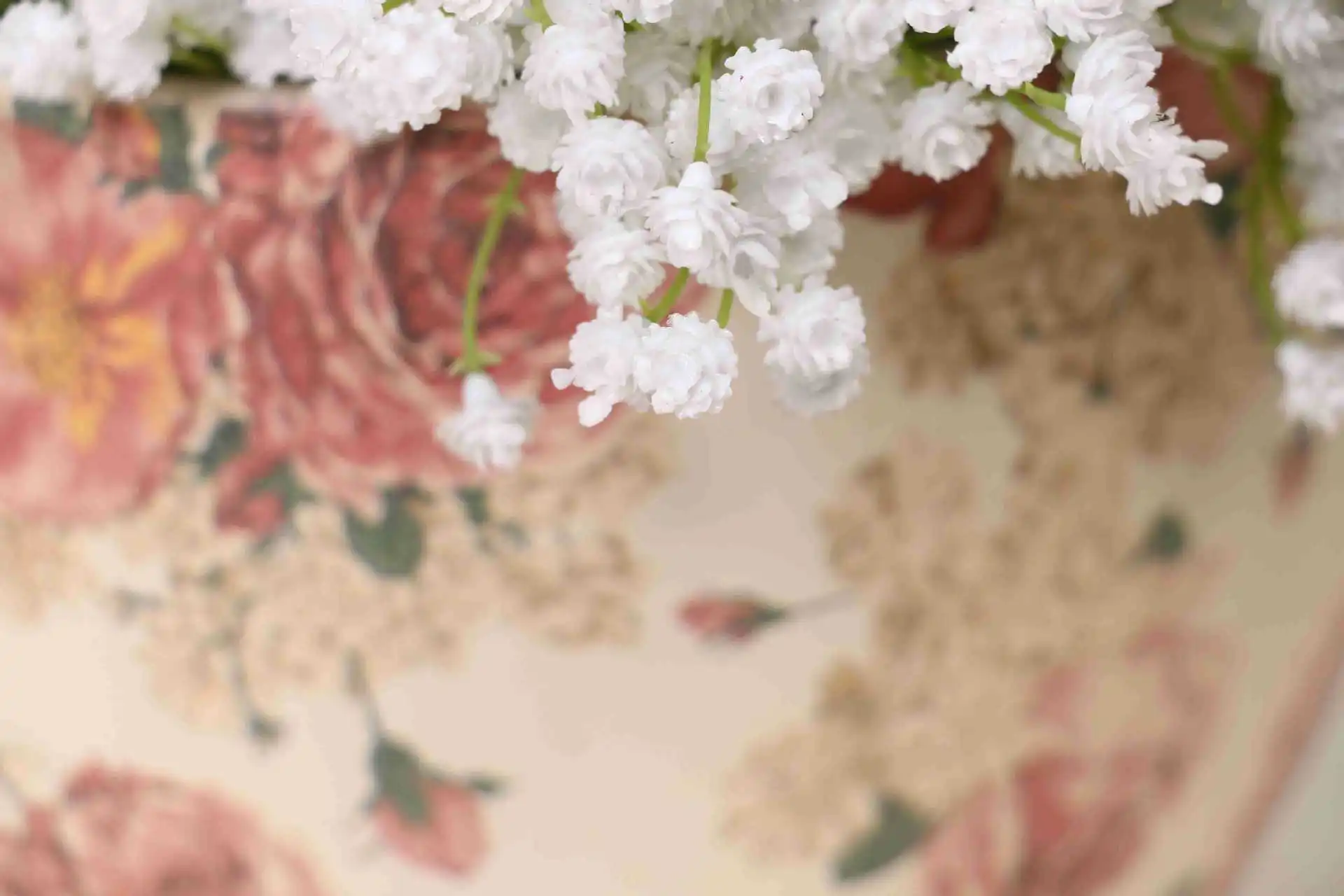 Один пластиковый букет ПУ моделирование Gypsophila Свадебные букеты Искусственные цветы искусственные растения