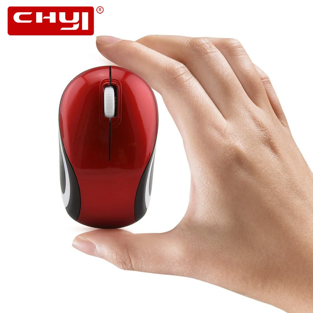 CHYI мини Беспроводной Мышь 1600 Точек на дюйм USB оптическая 3D компьютерных игр