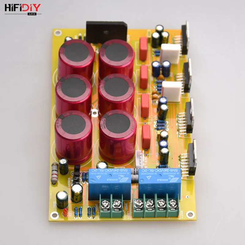 DIY fever 2,1 канальный TDA7293 сабвуфер аудио усилитель доска 80 Вт* 2+ 160 Вт с защитой