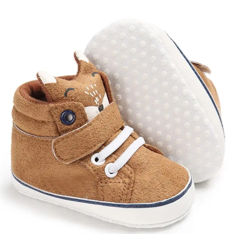 0-18 м Детские кроссовки милый мультфильм лиса Neonata Scarpe малыш Chaussure семья мальчик детские пинетки обуви для малышей Девочка детская обувь