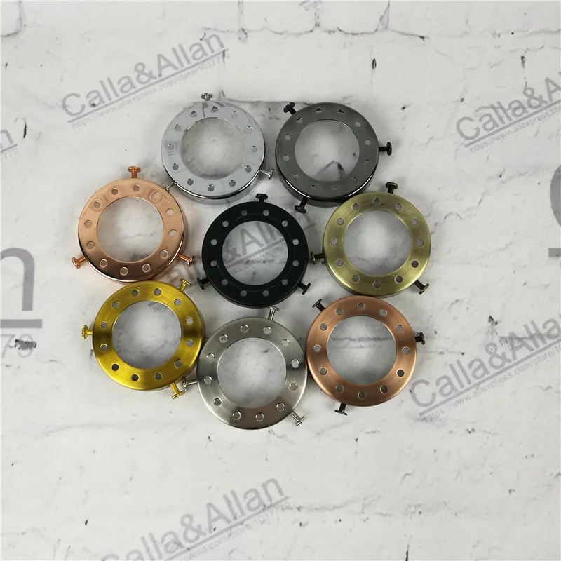 2 шт./партия D68mm* H13mm кольцо для крепления рассеивателя, железные 8 цветов тенты чашки винтажные железные каркасы абажуров DIY светоотражающий абажур фиттеры