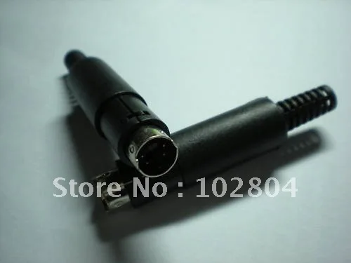 Разъем DIN 4 Pin Mini с пластиковой ручкой 6 шт. в упаковке|mini plug to rca cable|mini phone plugmini names |