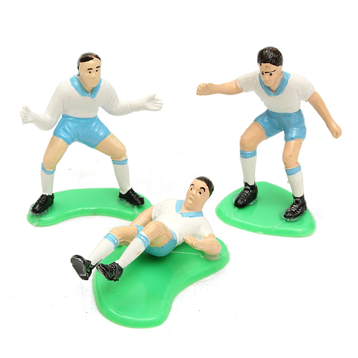 PHFU-8PCS Soccer Football Cake Topper Player Decoration Tool Birthday Mold Mould Set |