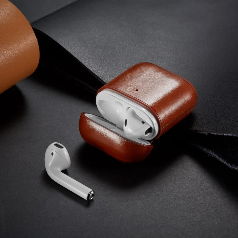 Чехол для наушников для Apple Airpod, аксессуары для AirPods, чехол, роскошный кожаный чехол для хранения, беспроводные наушники, ПУ+ PC чехол для зарядки