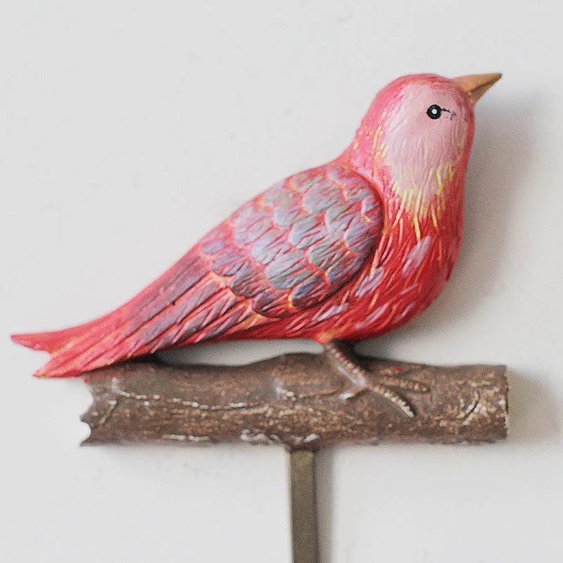 3 шт./лот сверхпрочный настенный крючок в виде птицы железная вешалка для пальто и