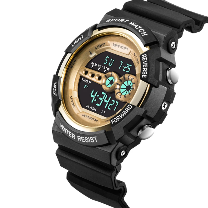 SANDA новые цифровые часы G Style S Shock мужские военные водонепроницаемые с календарем