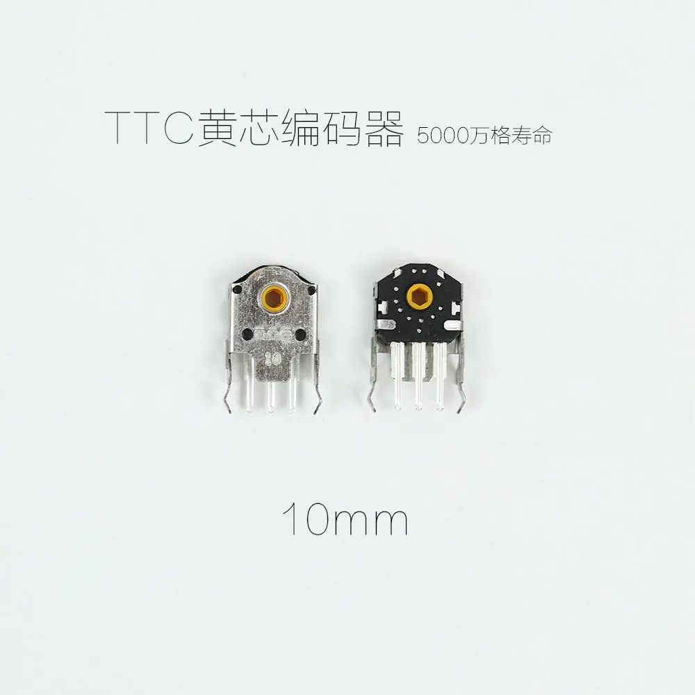 Новое поступление! 1 шт. TTC 10 мм желтый ядро кодер мыши для logitech G102 G304 G305 KINZU V1 V2 V3 KANA V1 V2 длительный срок службы