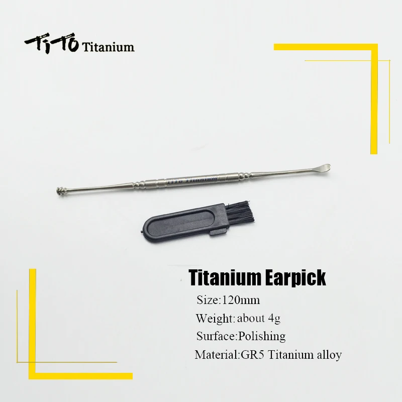 TiTo высококачественные двухконцевые ушные вкладыши из титанового сплава