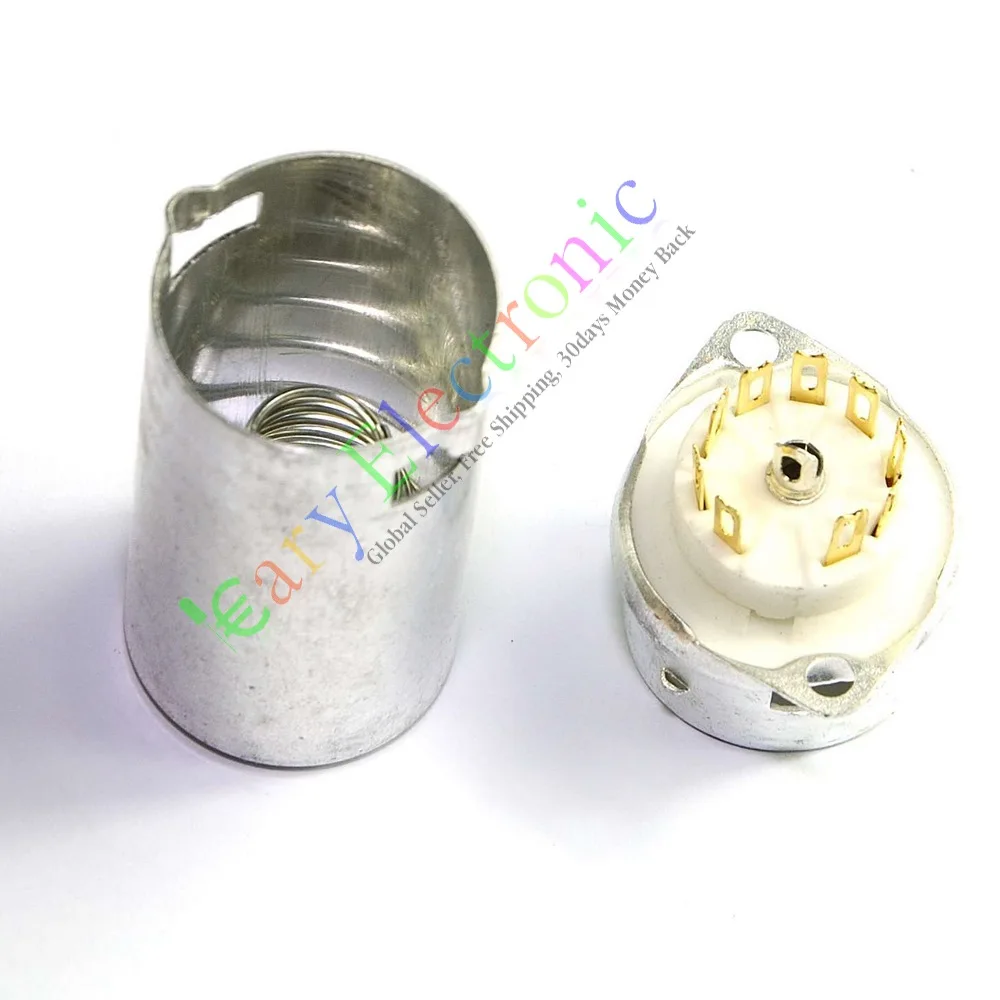 Оптовая и розничная продажа 8 шт. 9 контактов Золотые Трубки розетки плинтус щит