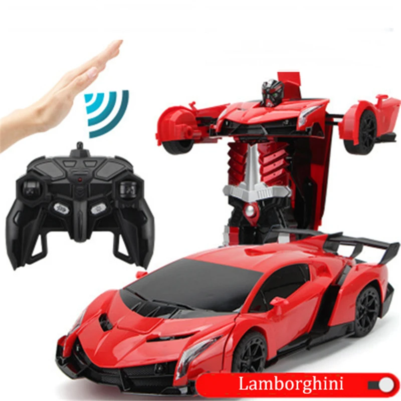 1:14 Новинка датчик жестов трансформирующий автомобиль мужской пульт