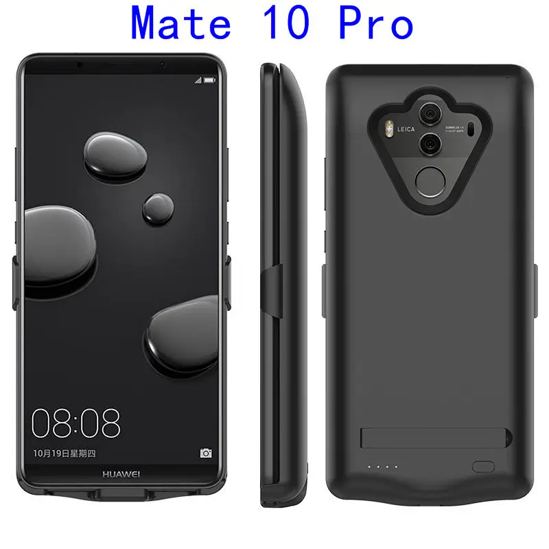 Mate 10 Pro-Black 5000 мАч Батарея чехол для huawei Коврики 10 Pro внешнего резервного питания банк зарядный чехол или huawei Коврики 9 зарядное устройство Pro случаях - Цвет: Mate 10 Pro-Black