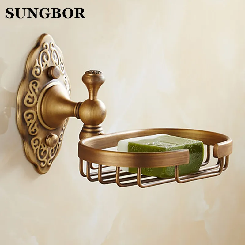 Горячие Продажа Античная Бронзовая Отделка Мыло Чистая Мыльницы держатель