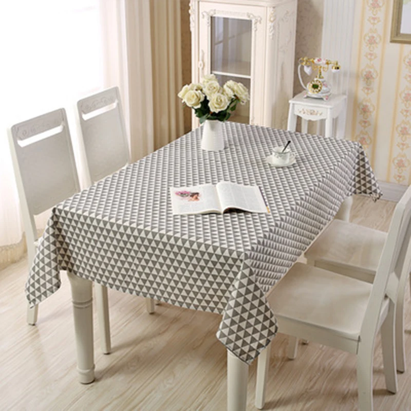 Tablecloth printing color cotton and linen rectangular tablecloth restaurant supplies living room decoration wholesale 2019 | Дом и сад