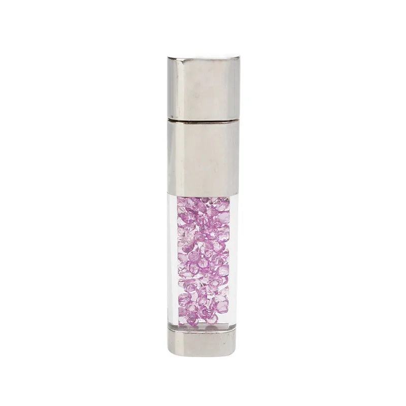 purple USB диск, 64 ГБ, 4 Гб, металлический флеш-накопитель, 16 ГБ, ювелирное изделие, USB флеш-накопитель, 32 ГБ, Кристальный флеш-накопитель, 8 ГБ, флэш-память, 128 ГБ, специальный логотип, подарок - Цвет: purple