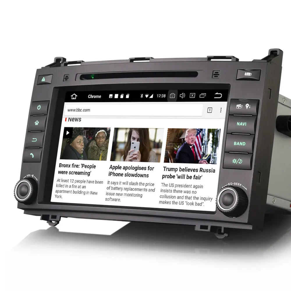Erisin ES7821B 7 &quotAndroid 8 0 Octa core 4G RAM автомобильный DVD GPS радио DVR DAB + для Benz Sprinter Viano Vito W169