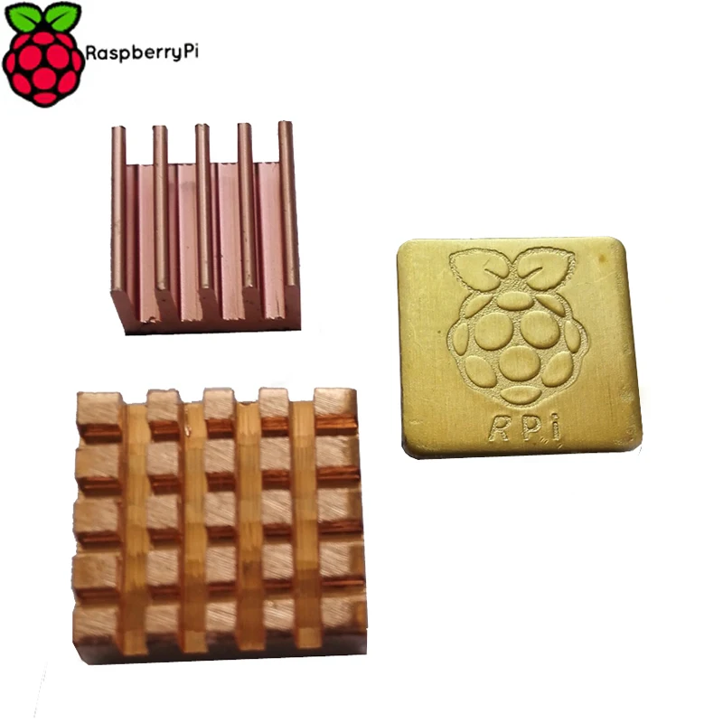 Raspberry Pi 3 B + медный радиатор 2 шт. алюминиевый 1 охлаждения RPI поддержка фотографий