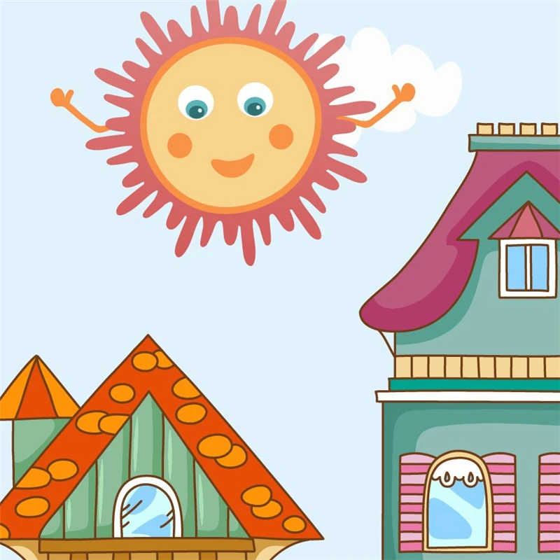 Детские обои для спальни большие мальчиков и девочек из мультфильма|papel de|custom