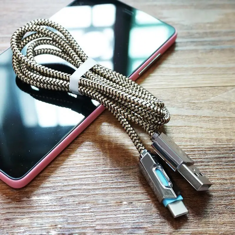 2 1 A кабели для передачи данных USB кабель Micro 95 см нейлоновый плетеный шнур Быстрая