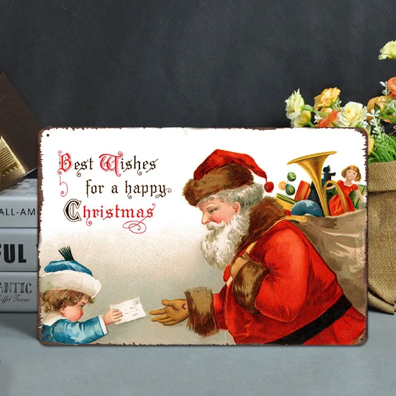 

1pcs DIY Iron paintings antique Christmas decorations old trees iron art wall decorations bar hangings paintings ornaments