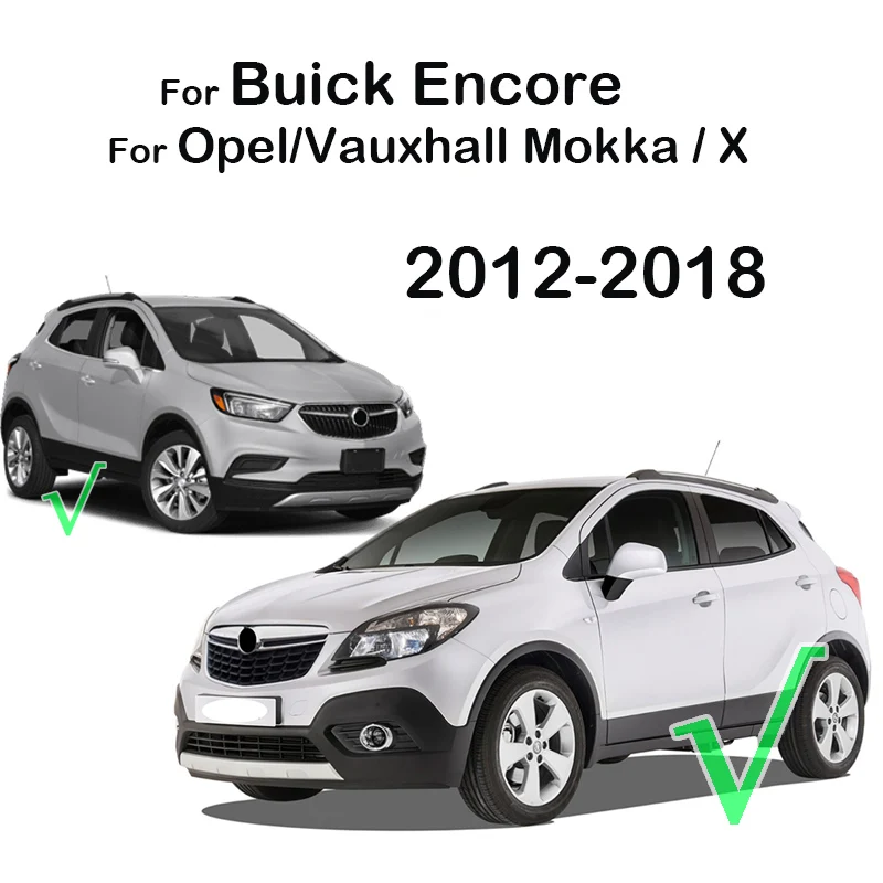 

For Buick Encore Opel/Vauxhall Mokka X 2013 2014 2015 2016 2017 2018 Chrome Door Handle Catch Cover Bowl Cup Cavity Trim Overlay