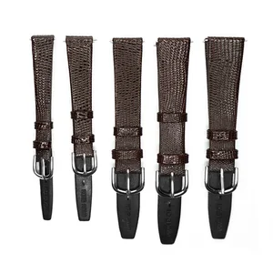 Ремешок YQI из натуральной кожи для часов, тонкий мягкий темно-коричневый браслет для наручных часов, 12 мм 14 мм 16 мм 18 мм 20 мм 22 мм, для женщин и мужчин