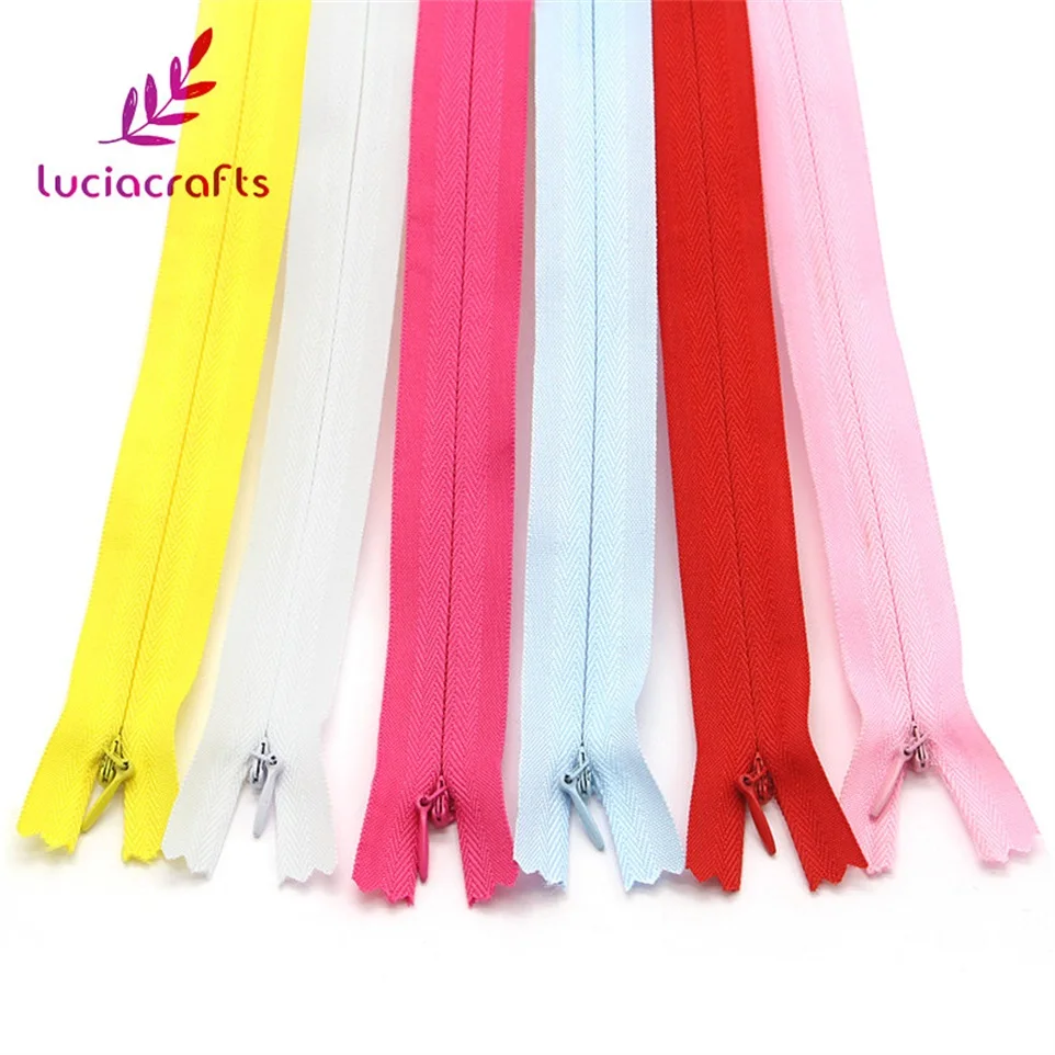 Lucia crafts 5 шт./лот Многоцветный Нейлон тяговое кольцо молнии DIY портной одежды швейные изделия ручной работы аксессуары материалы J0401