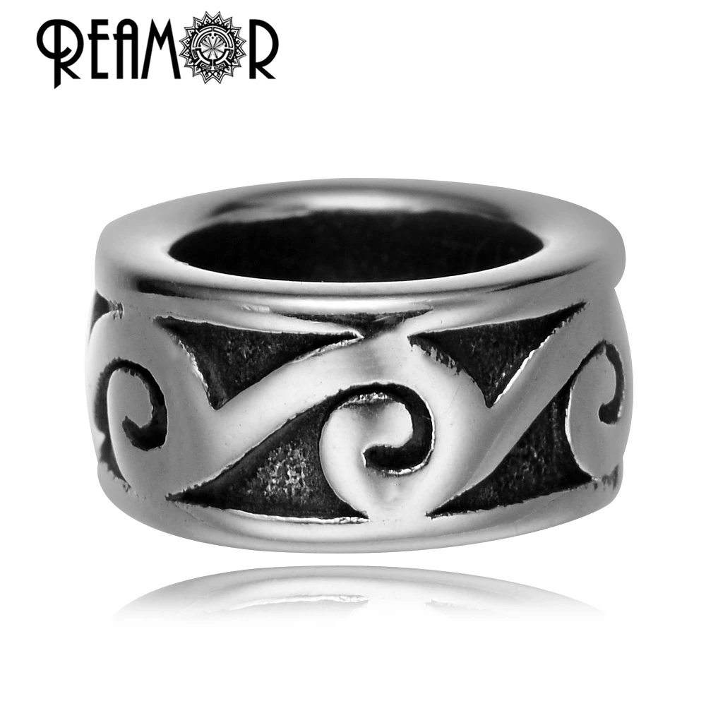 

Бусины-разделители REAMOR из нержавеющей стали, 8 мм, для самостоятельного изготовления ювелирных изделий бусин