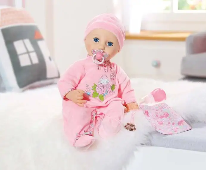 Новые 14 дюймов 36 см My First Annabell куклы включают в себя куклы и Clotehs - Цвет: Розовый