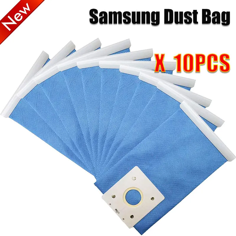 10pcs Высококачественная запасная часть нетканого тканевого мешка DJ69-00420B для пылесоса samsung, мешок для пыли, долгосрочный фильтр - Цвет: 10pcs