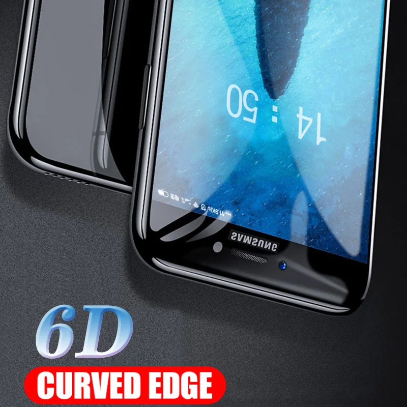 6D Защитная пленка для экрана из закаленного стекла для samsung galaxy J4 J6 J7 J8 безопасная защита экрана для samsung A6 A7 A9 A8 плюс A8S