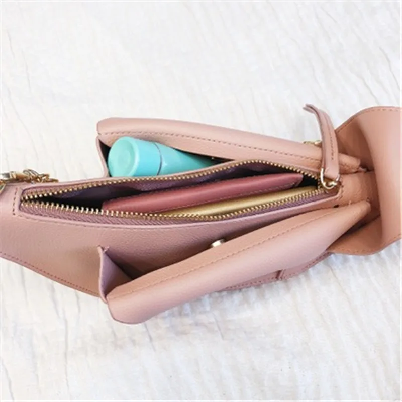 Fun Fashion Paper Crane Style PU Leather Trend Ladies Chain Bag Shoulder Crossbody Mini Messenger Clutch Handbag J3 | Багаж и сумки