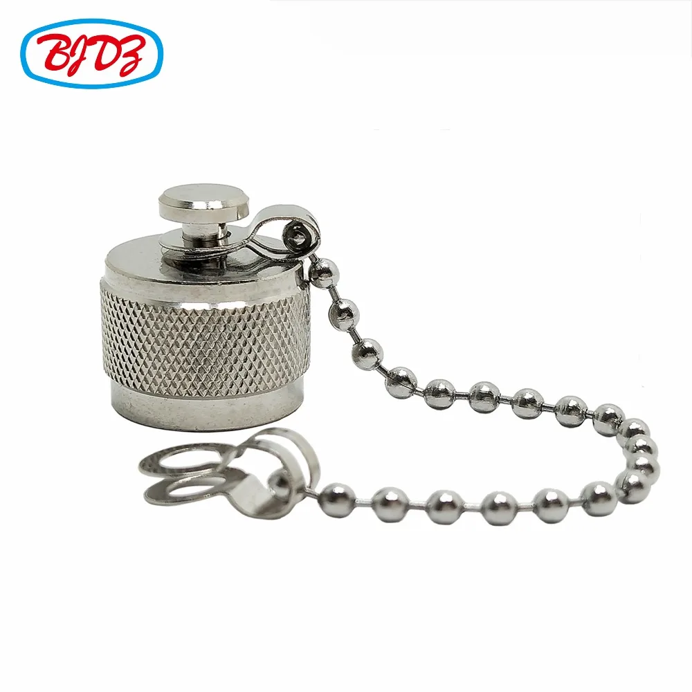 

Free Shipping 5pcs TNC Male Dust Cap with Chain